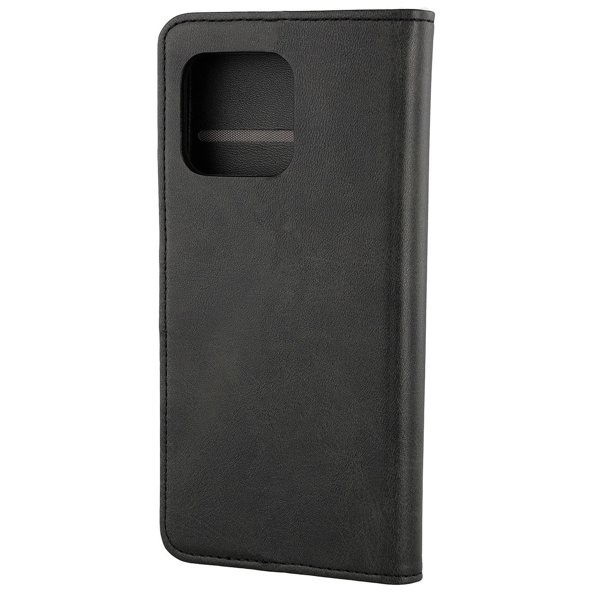 Handyhülle mit Klappe für Motorola Edge 70, Bizon Case Pocket, Schwarz
