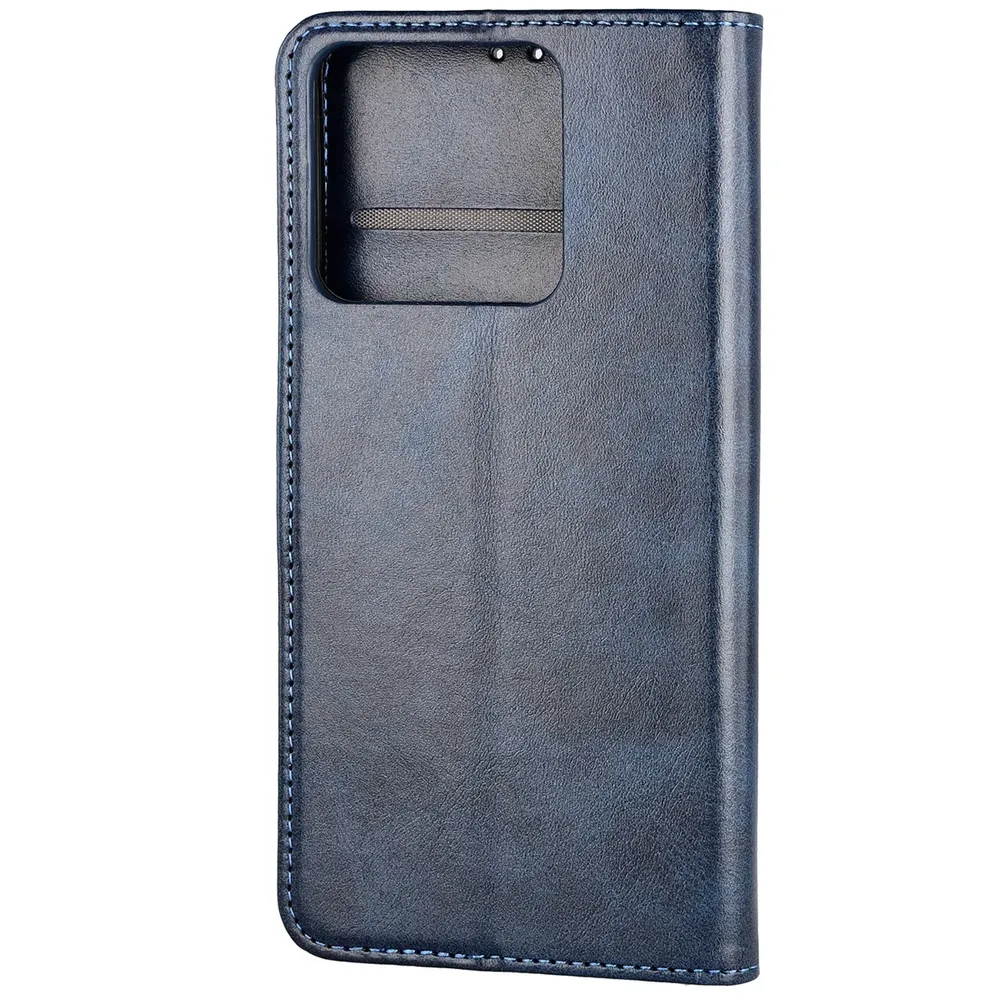 Handyhülle mit Klappe für Motorola Edge 70 Max, Bizon Case Pocket, Dunkelblau (4/6)