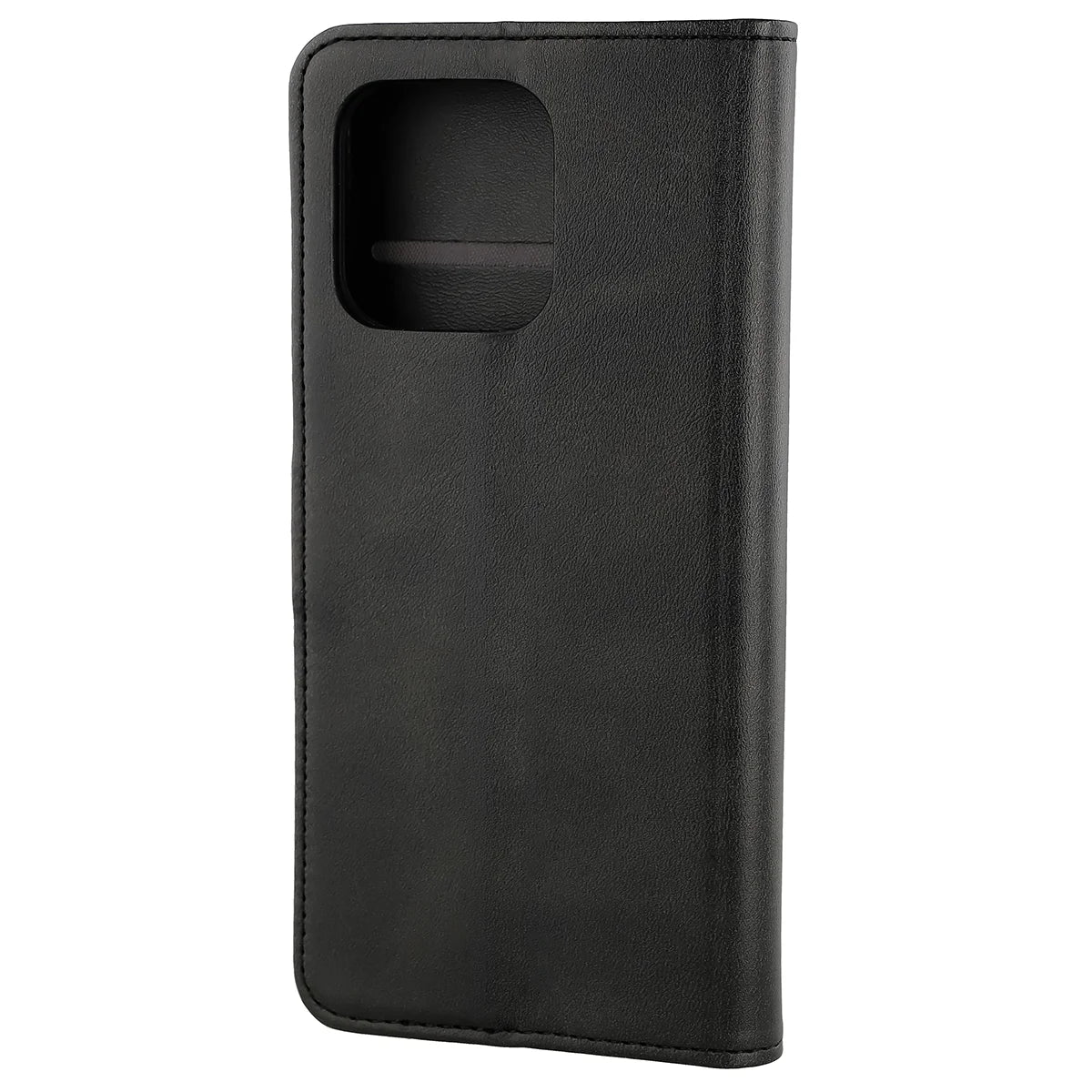 Handyhülle mit Klappe für Motorola Moto G67 5G / G77 5G, Bizon Case Pocket, Schwarz