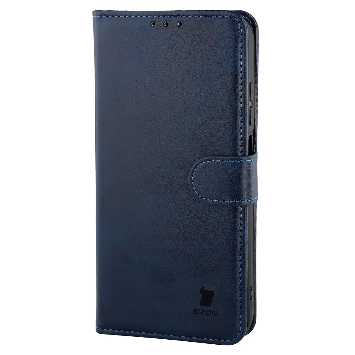Handyhülle mit Klappe für Motorola Moto G67 5G / G77 5G, Bizon Case Pocket, Dunkelblau