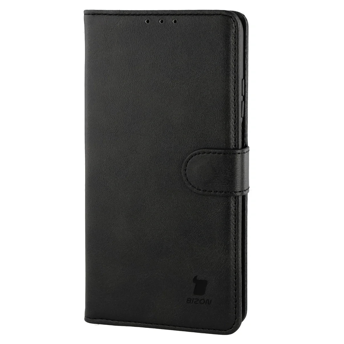 Handyhülle mit Klappe für Motorola Moto G57 Power / G67 Power, Bizon Case Pocket, Schwarz