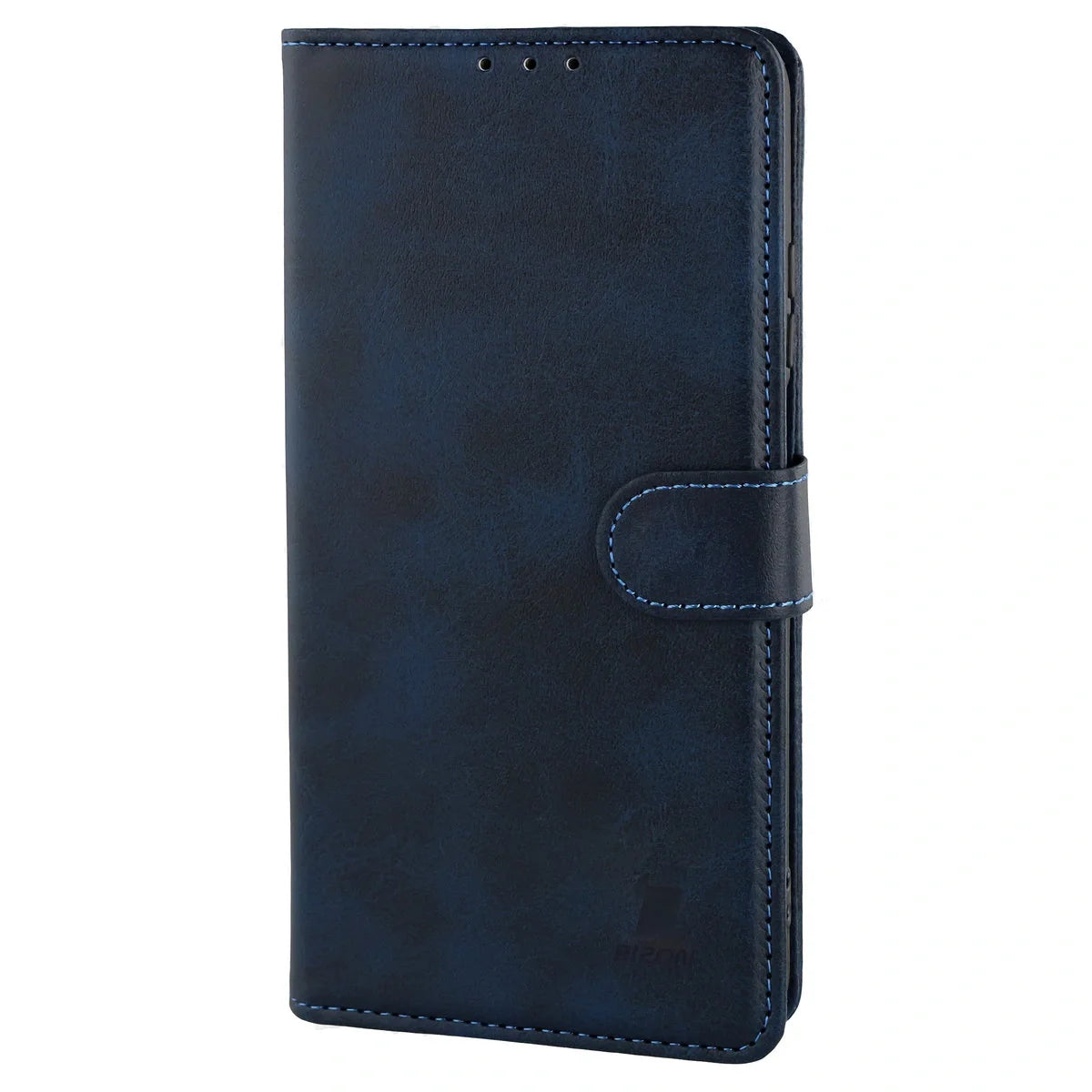 Handyhülle mit Klappe für Motorola Moto G57 Power / G67 Power, Bizon Case Pocket, Dunkelblau