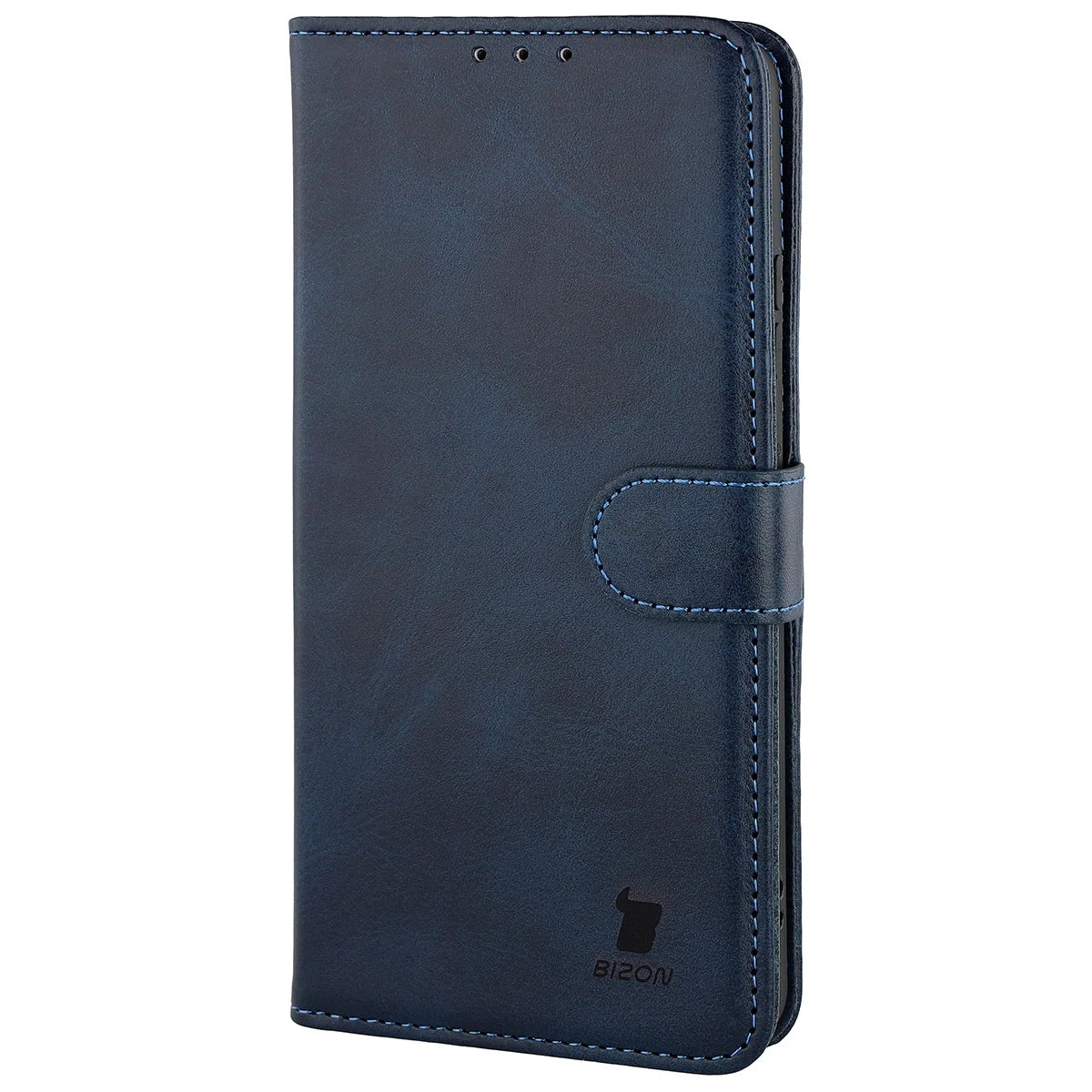 Handyhülle mit Klappe für Motorola Moto G86 5G / G86 Power 5G, Bizon Case Pocket, Dunkelblau