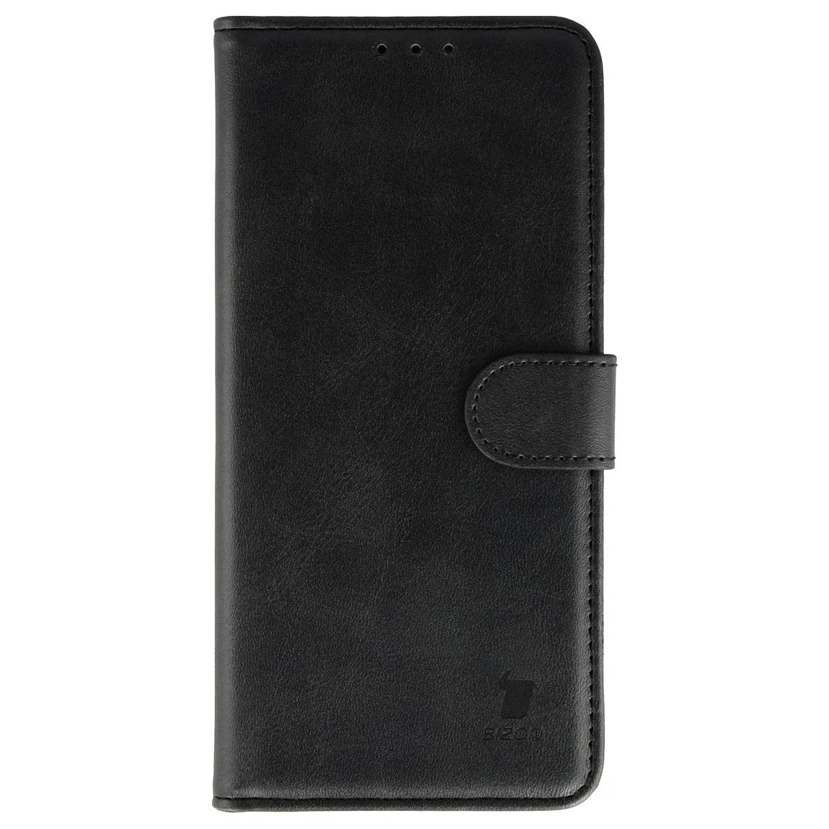 Handyhülle mit Klappe für Motorola Moto G86 Power 5G, Bizon Case Pocket, Schwarz
