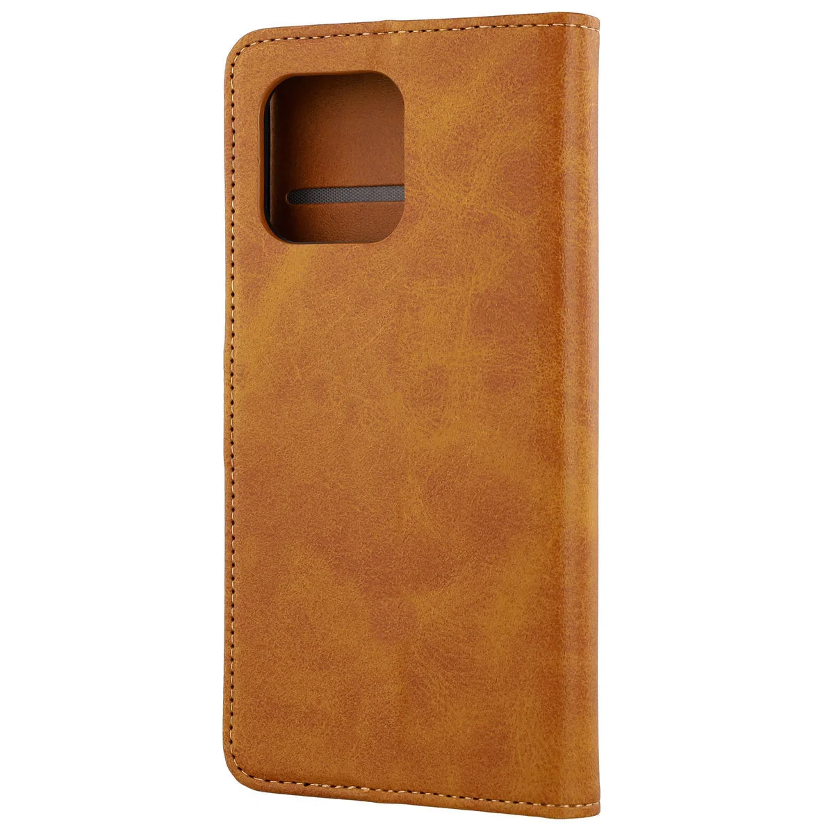 Handyhülle mit Klappe für Motorola Moto G86 Power 5G, Bizon Case Pocket, Braun