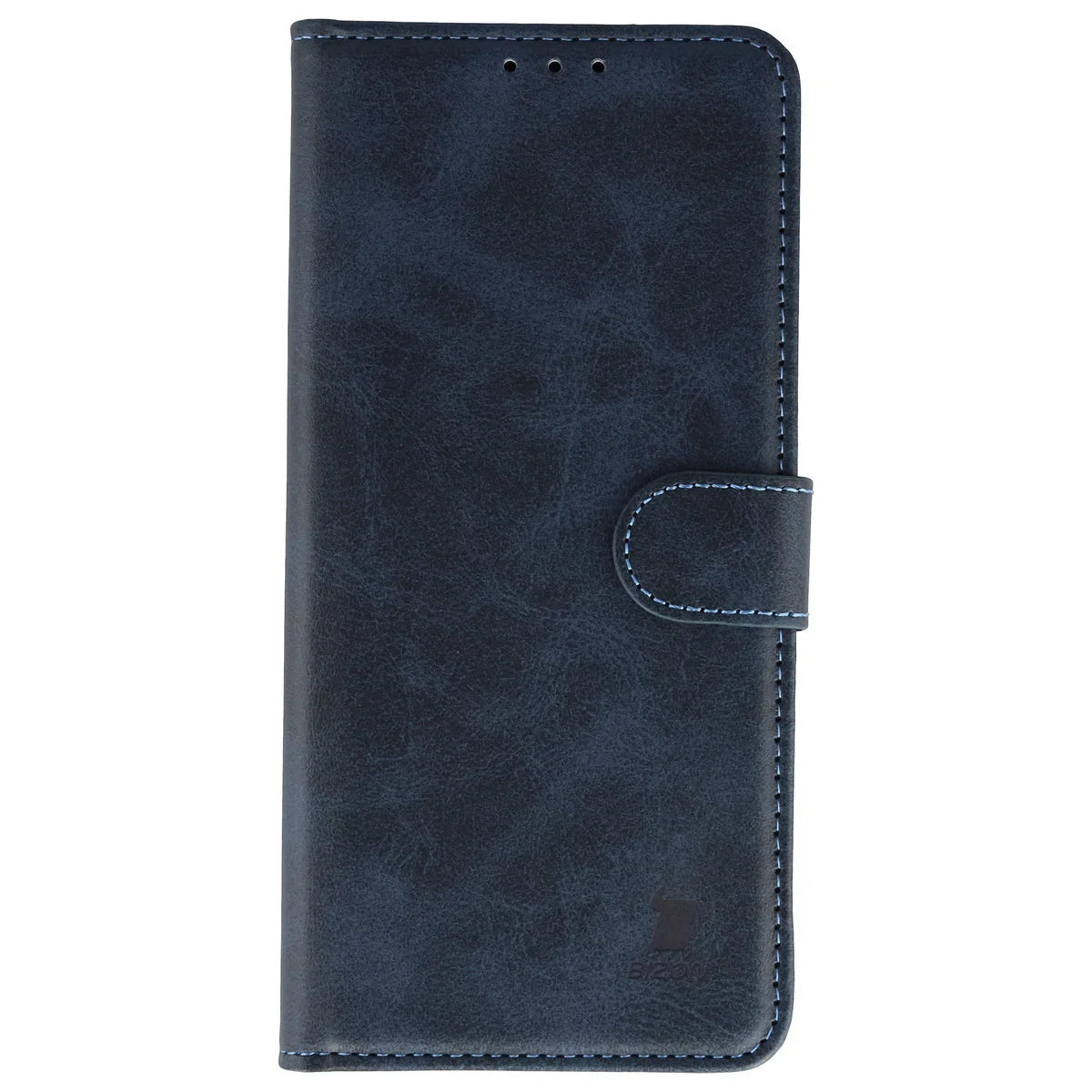 Handyhülle mit Klappe für Motorola Moto G86 Power 5G, Bizon Case Pocket, Dunkelblau