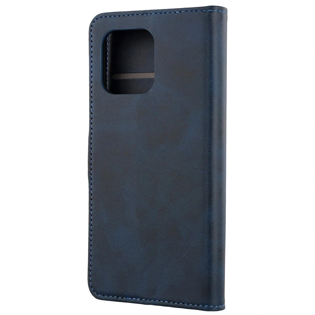 Handyhülle mit Klappe für Motorola Moto G86 Power 5G, Bizon Case Pocket, Dunkelblau
