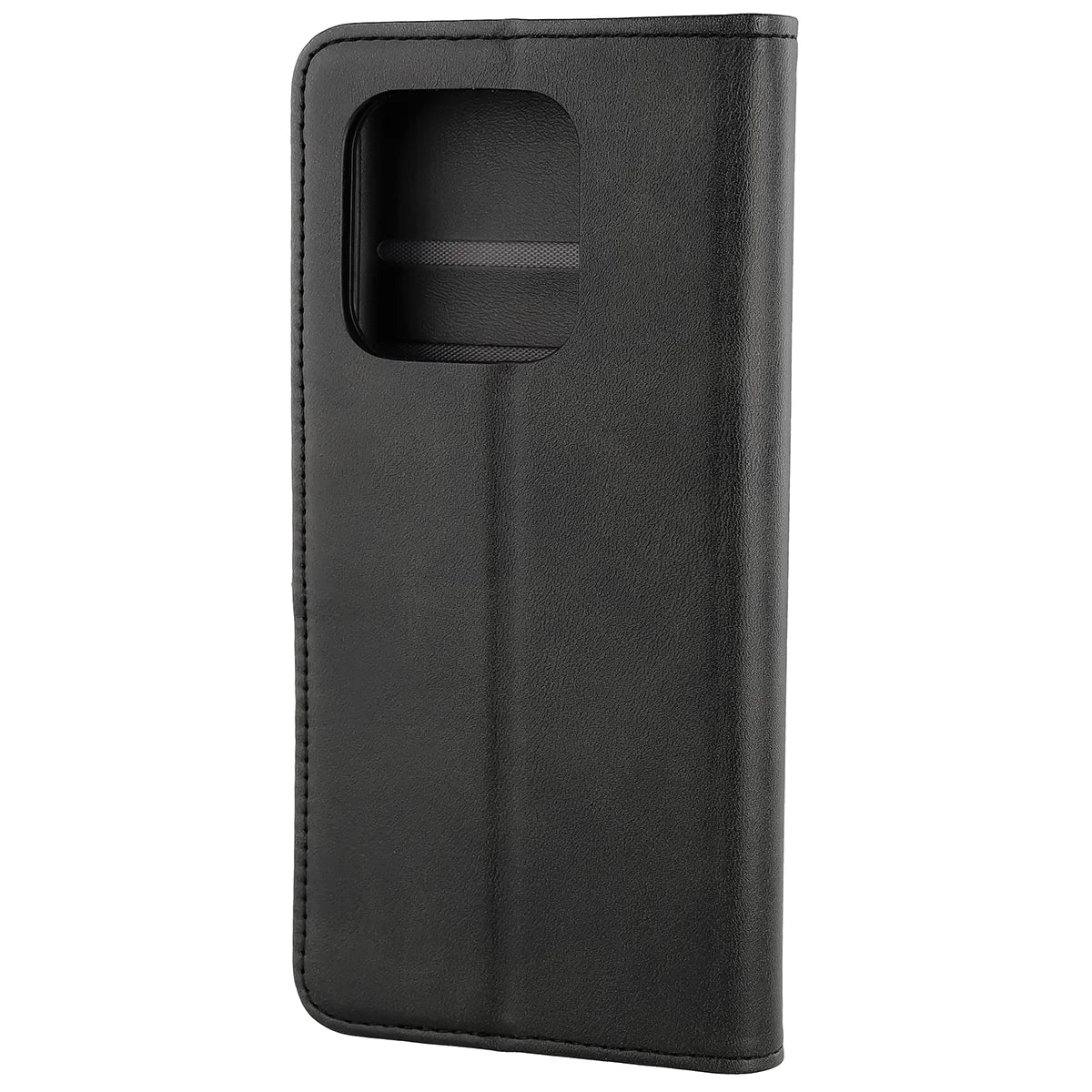Handyhülle mit Klappe für Motorola Signature, Bizon Case Pocket, Schwarz