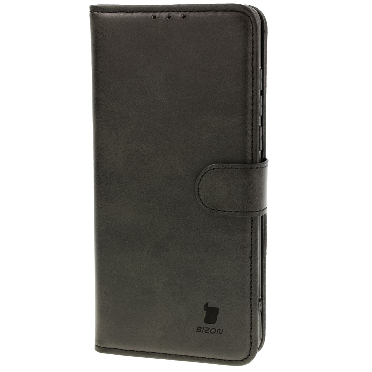 Handyhülle mit Klappe für OnePlus 13, Bizon Case Pocket, Schwarz