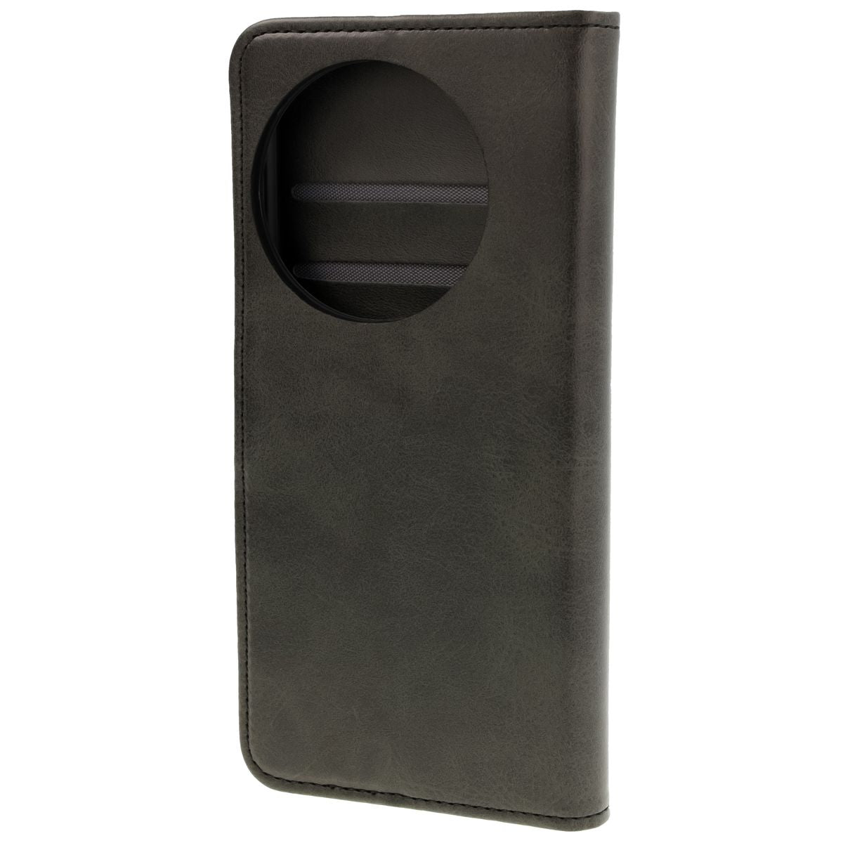 Handyhülle mit Klappe für OnePlus 13, Bizon Case Pocket, Schwarz