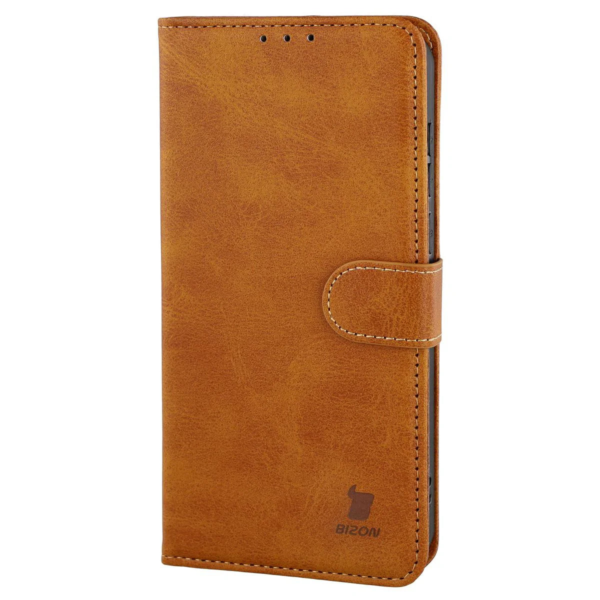 Handyhülle mit Klappe für OnePlus 15, Bizon Case Pocket, Braun