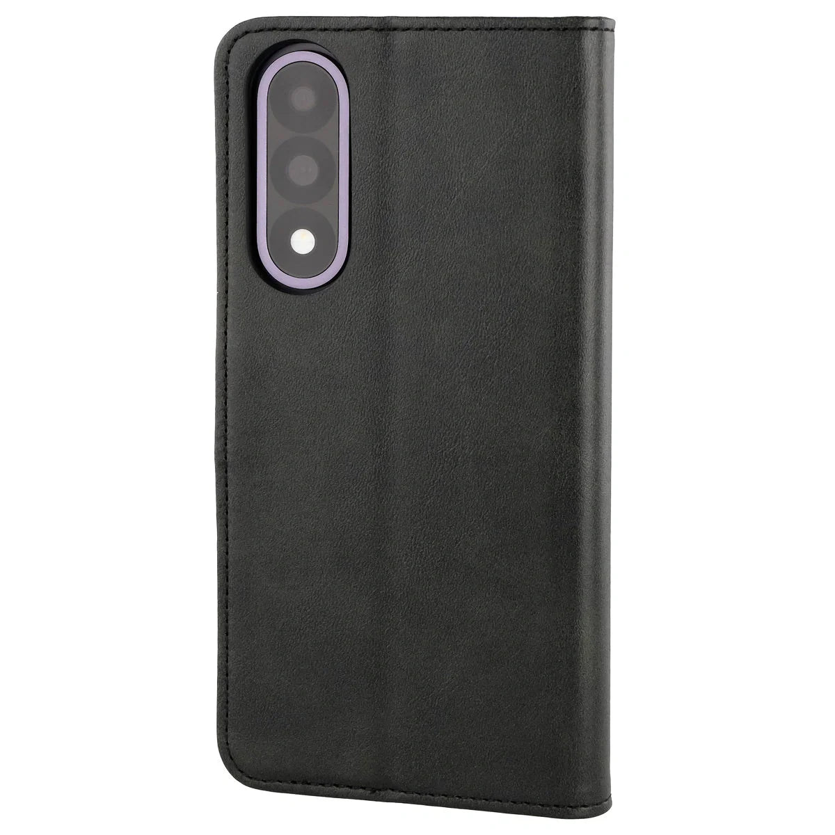 Handyhülle mit Klappe für OnePlus Nord 5, Bizon Case Pocket, Schwarz