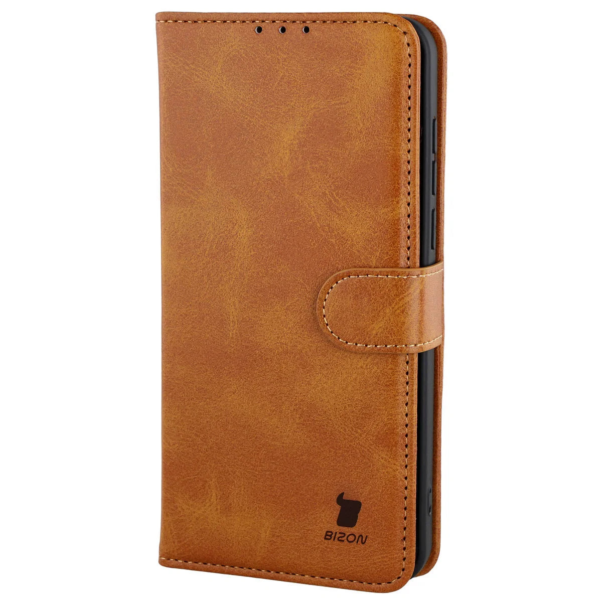 Handyhülle mit Klappe für OnePlus Nord 5, Bizon Case Pocket, Braun