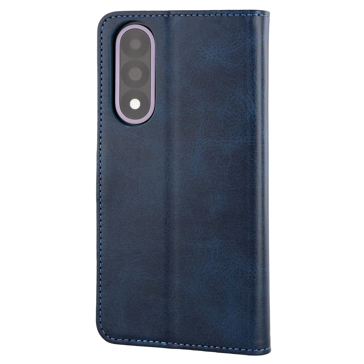 Handyhülle mit Klappe für OnePlus Nord 5, Bizon Case Pocket, Dunkelblau