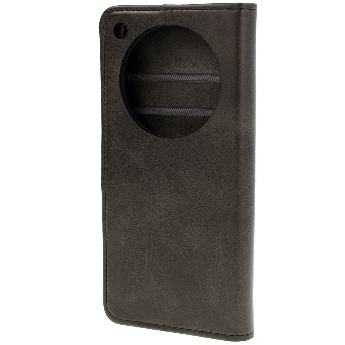 Handyhülle mit Klappe für Oppo Find X8 Pro, Bizon Case Pocket, Schwarz