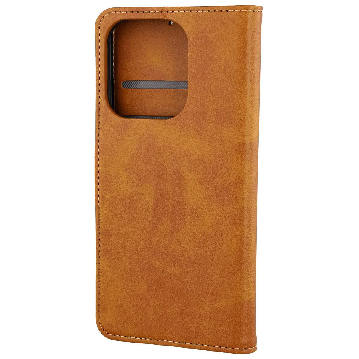 Handyhülle mit Klappe für Oppo Find X9, Bizon Case Pocket, Braun