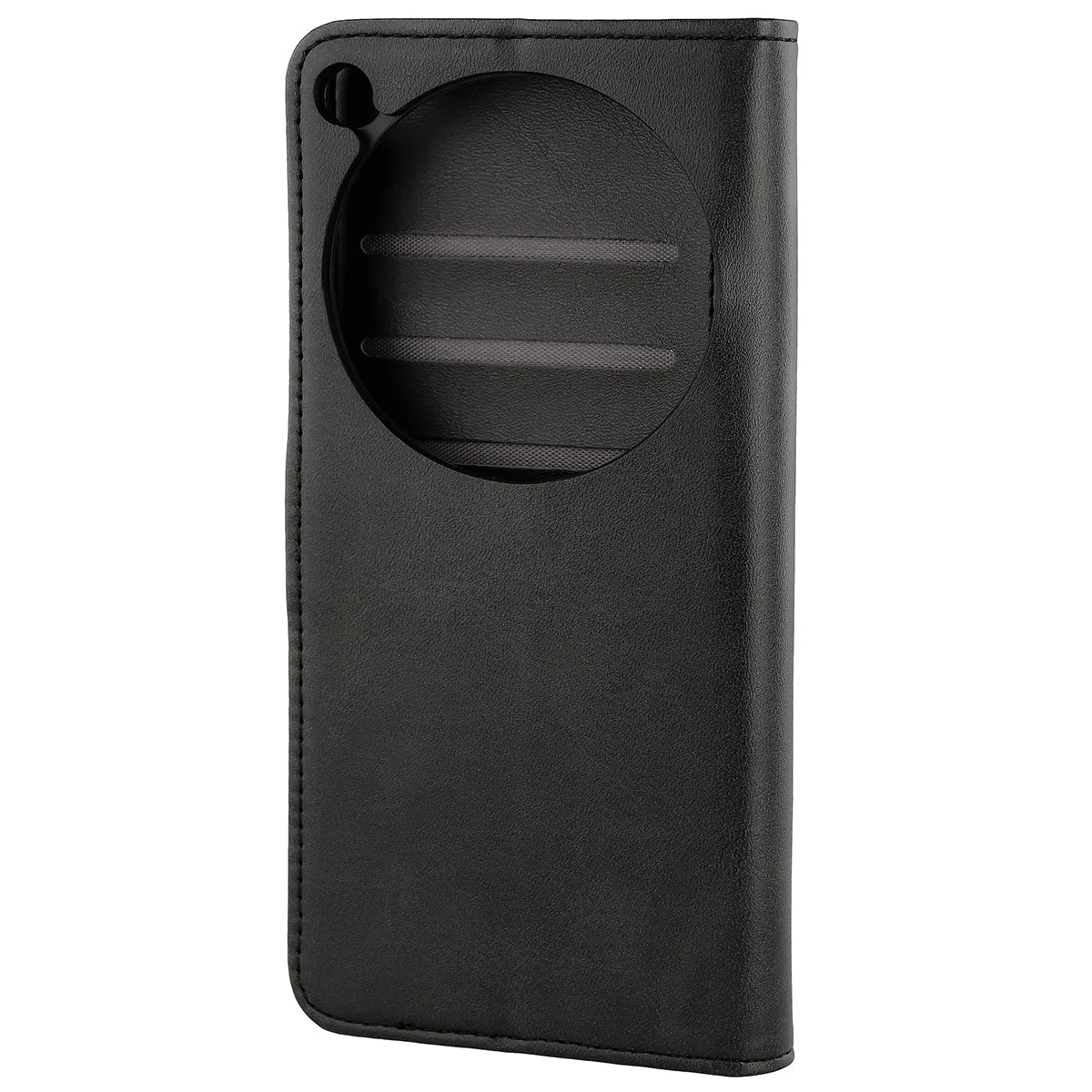 Handyhülle mit Klappe für Oppo Find X9 Ultra, Bizon Case Pocket, Schwarz