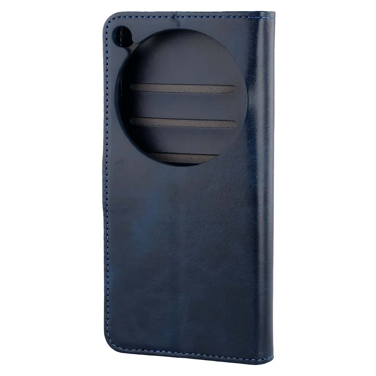 Handyhülle mit Klappe für Oppo Find X9 Ultra, Bizon Case Pocket, Dunkelblau