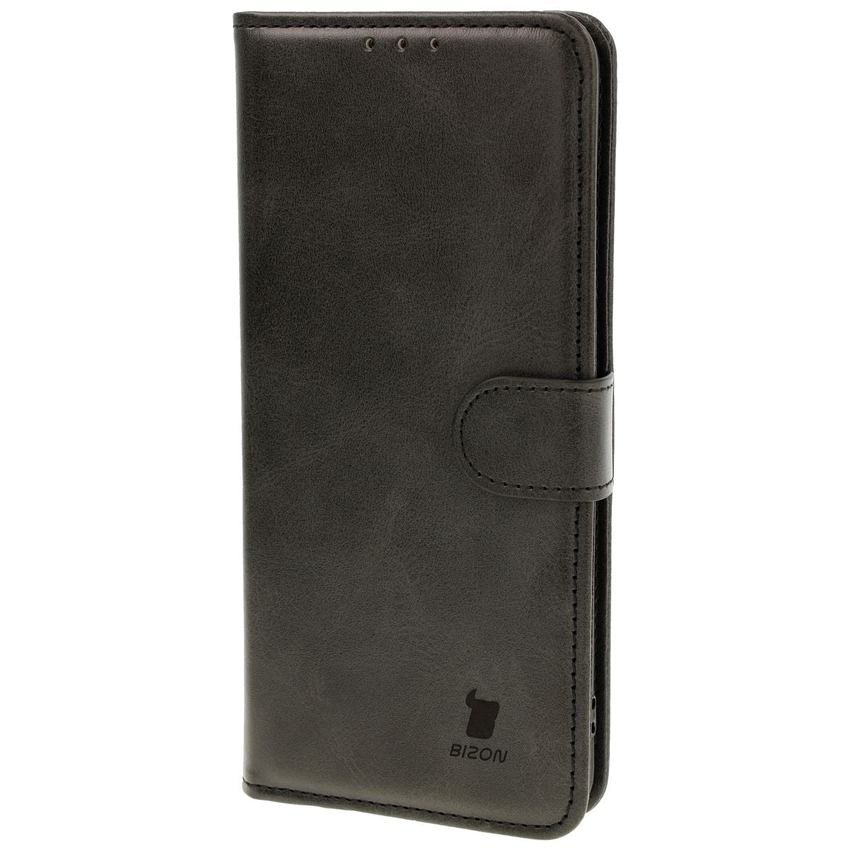 Handyhülle mit Klappe für Oppo Reno 12, Bizon Case Pocket, Schwarz