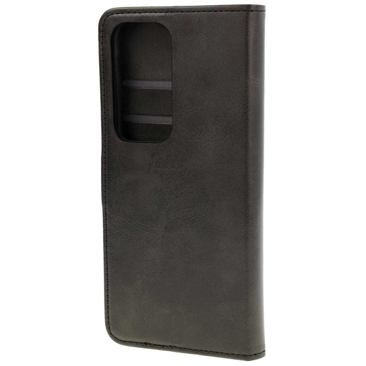 Handyhülle mit Klappe für Oppo Reno 12, Bizon Case Pocket, Schwarz