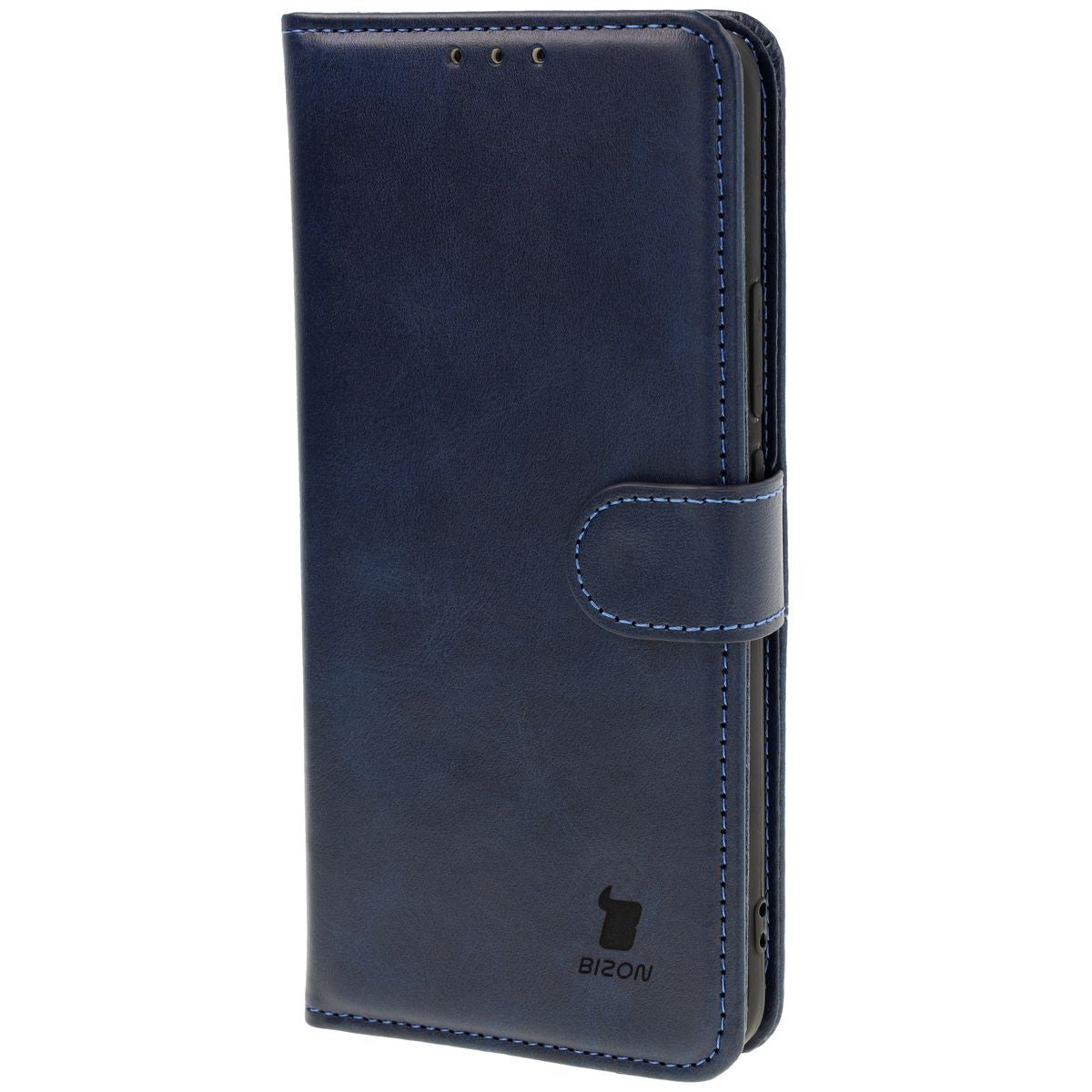 Handyhülle mit Klappe für Oppo Reno 12, Bizon Case Pocket, Dunkelblau