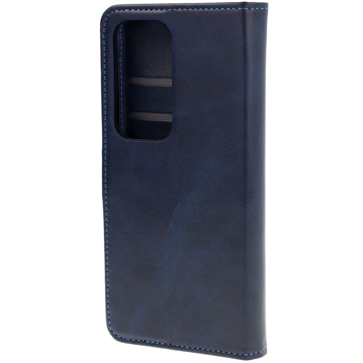 Handyhülle mit Klappe für Oppo Reno 12, Bizon Case Pocket, Dunkelblau