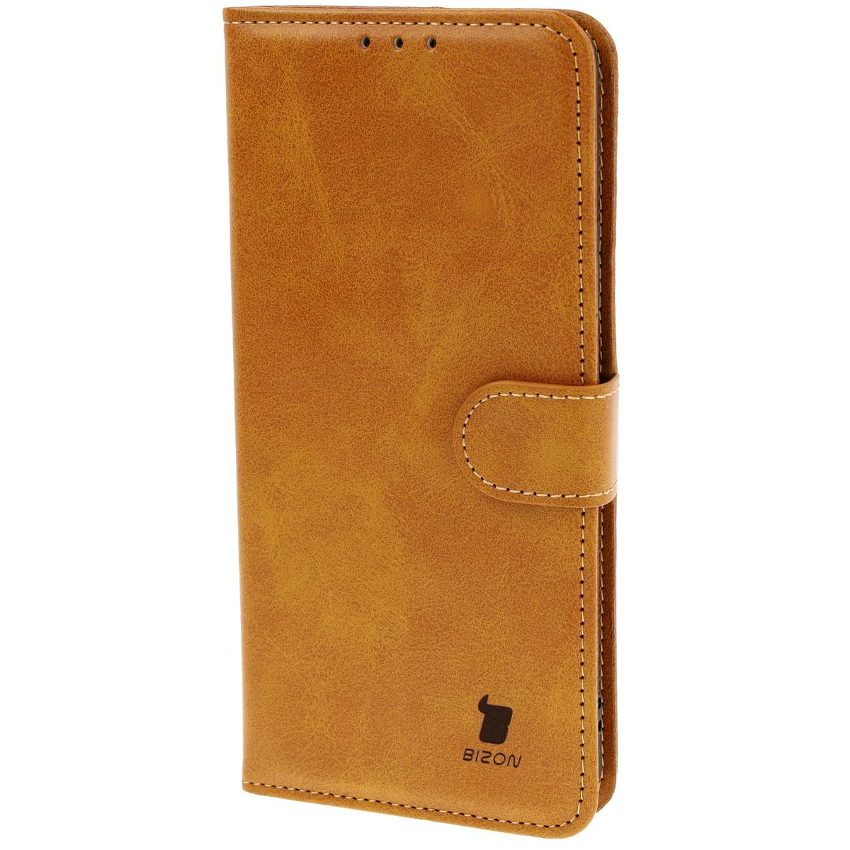 Handyhülle mit Klappe für Oppo Reno 12, Bizon Case Pocket, Braun