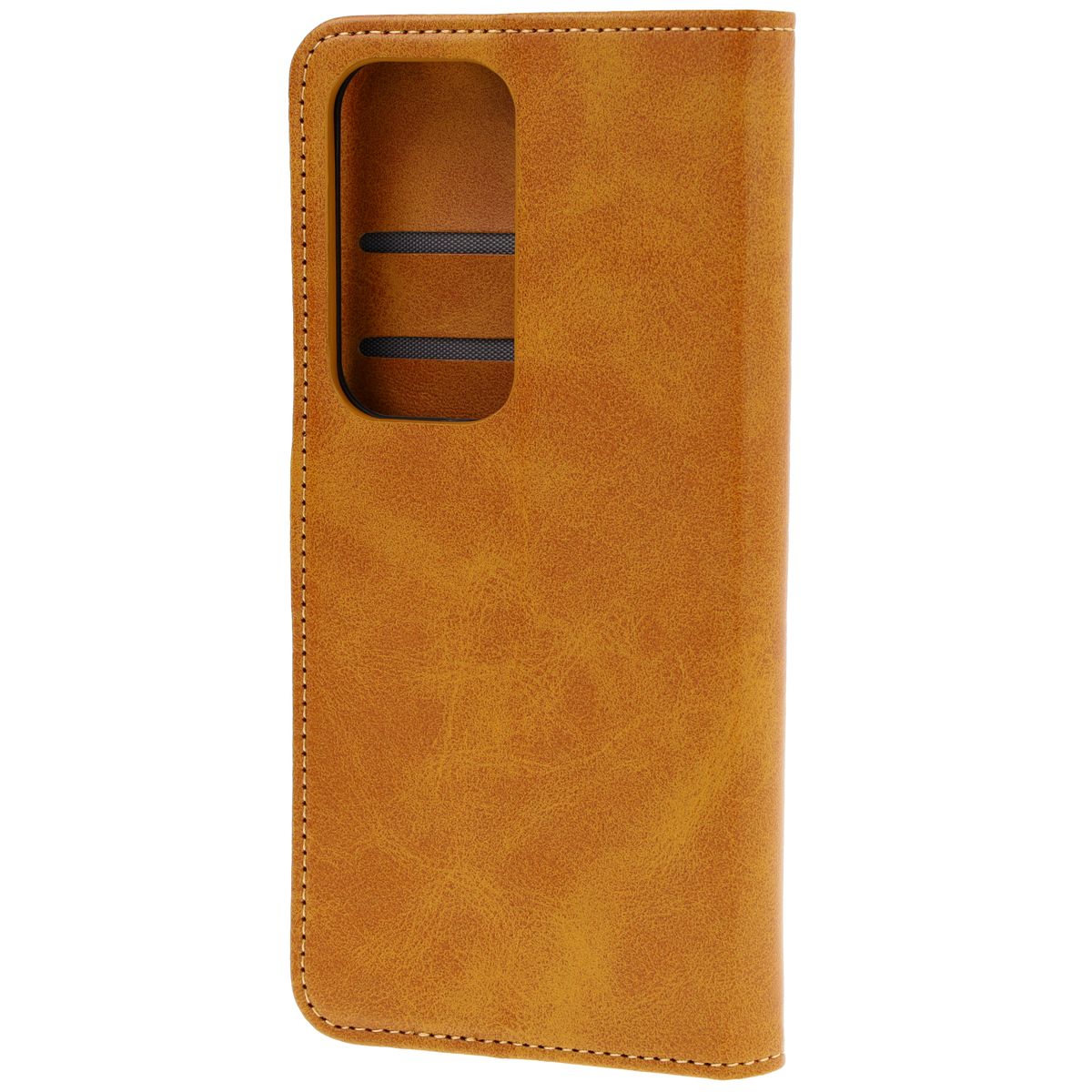Handyhülle mit Klappe für Oppo Reno 12, Bizon Case Pocket, Braun