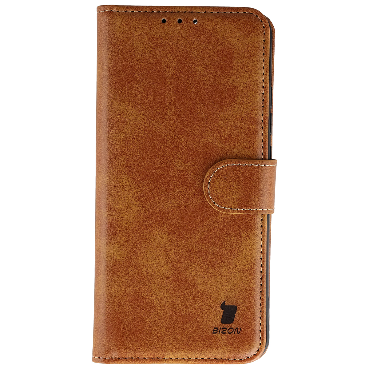 Handyhülle mit Klappe für Oppo Reno16 F / Reno16 FS 5G, Bizon Case Pocket, Braun