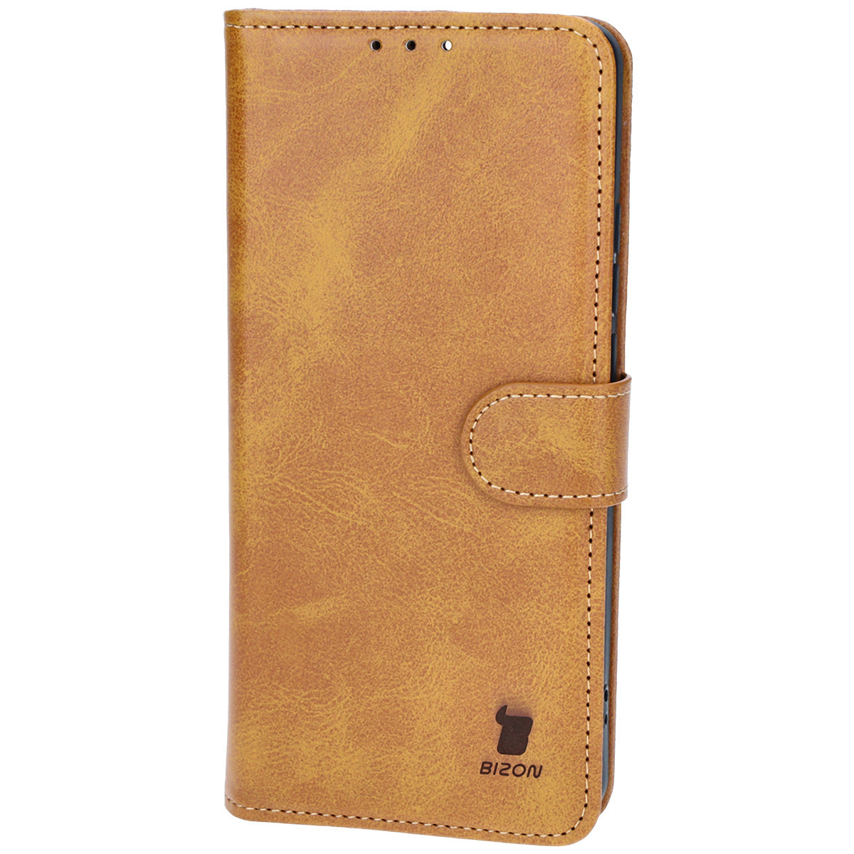 Handyhülle mit Klappe für Oppo Reno11 F 5G, Bizon Case Pocket, Braun