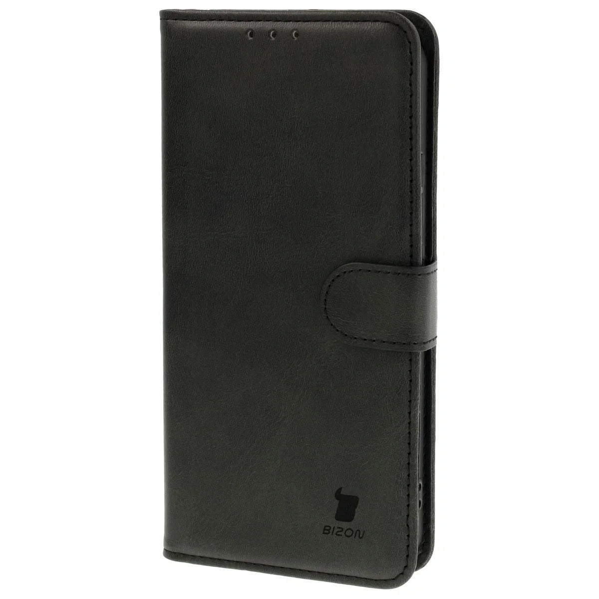 Handyhülle mit Klappe für Oppo Reno13, Bizon Case Pocket, Schwarz