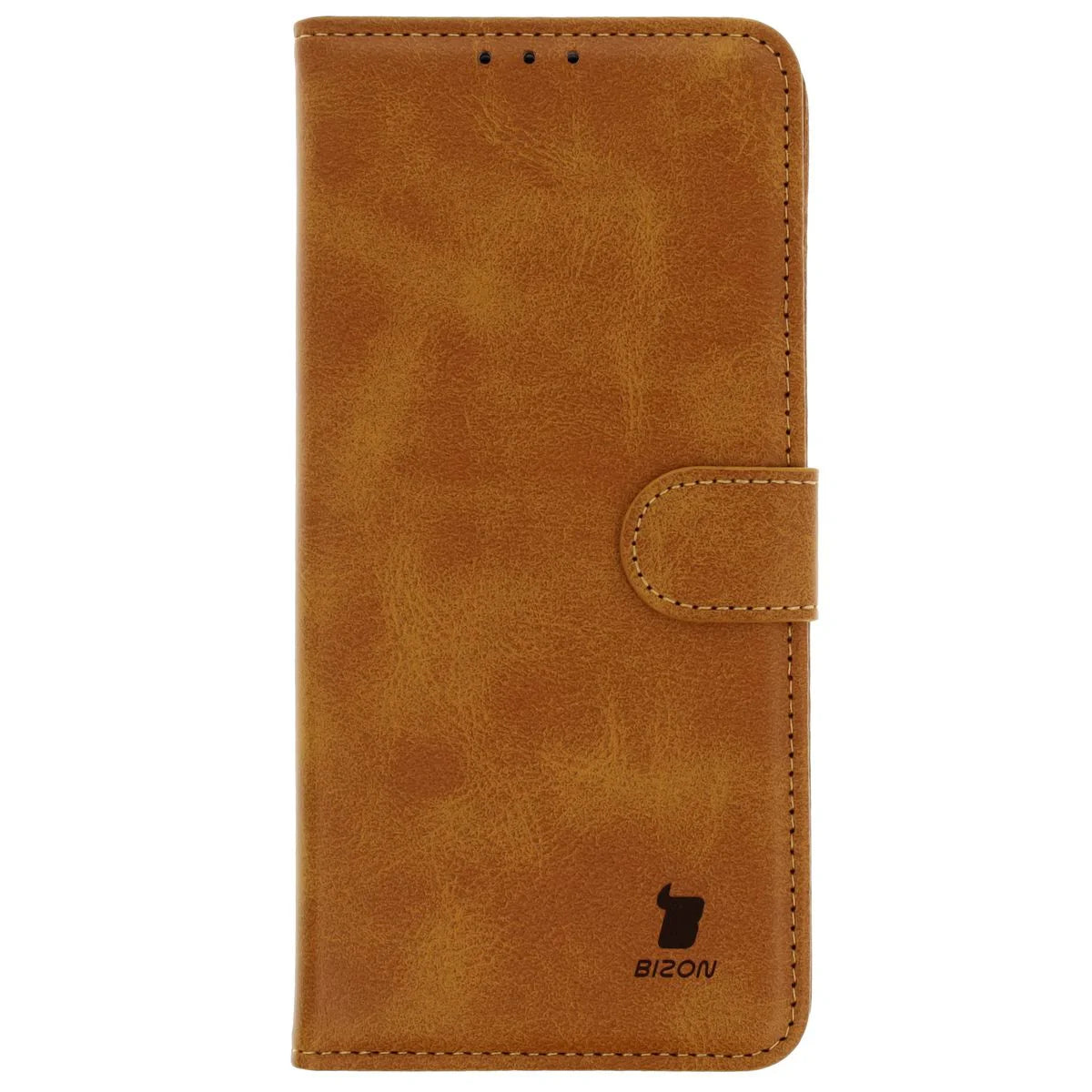 Handyhülle mit Klappe für Oppo Reno13, Bizon Case Pocket, Braun