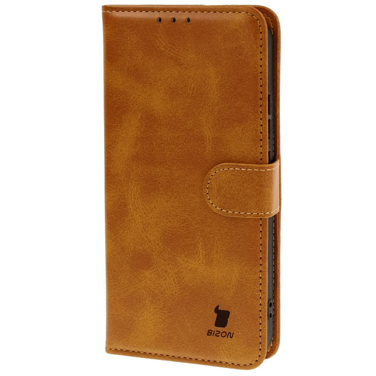 Handyhülle mit Klappe für Oppo Reno13, Bizon Case Pocket, Braun
