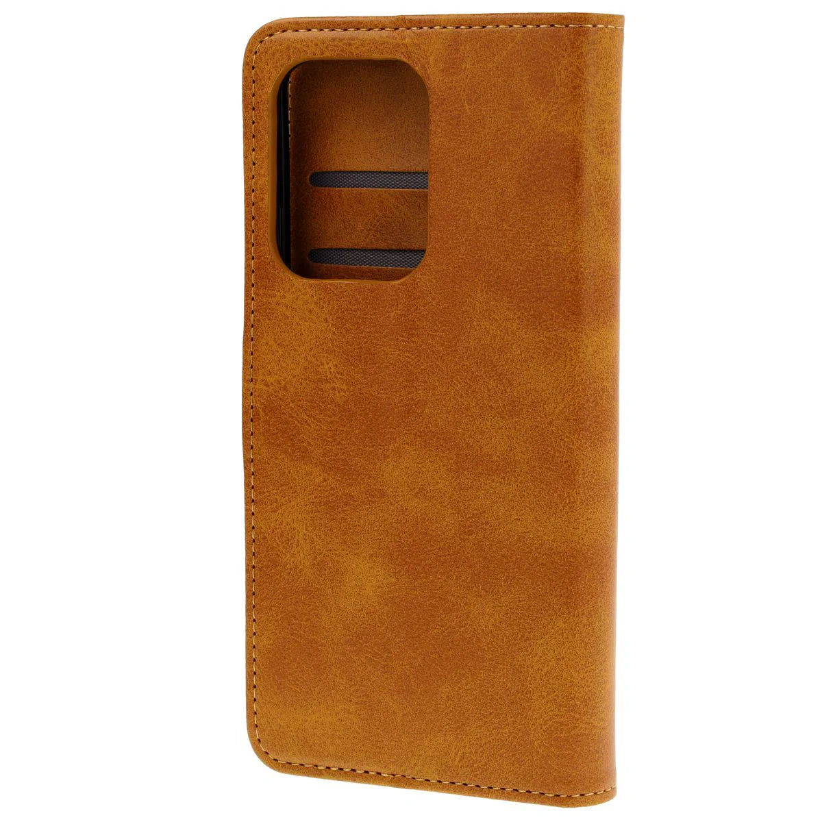 Handyhülle mit Klappe für Oppo Reno13, Bizon Case Pocket, Braun