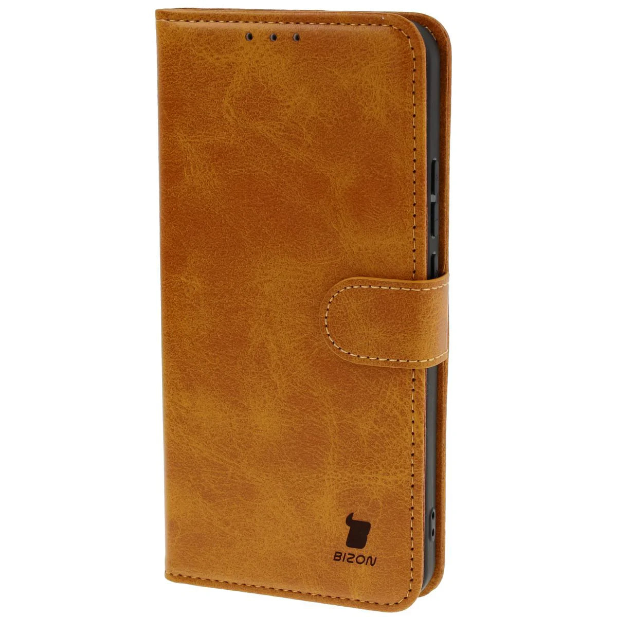 Handyhülle mit Klappe für Oppo Reno13 Pro, Bizon Case Pocket, Braun