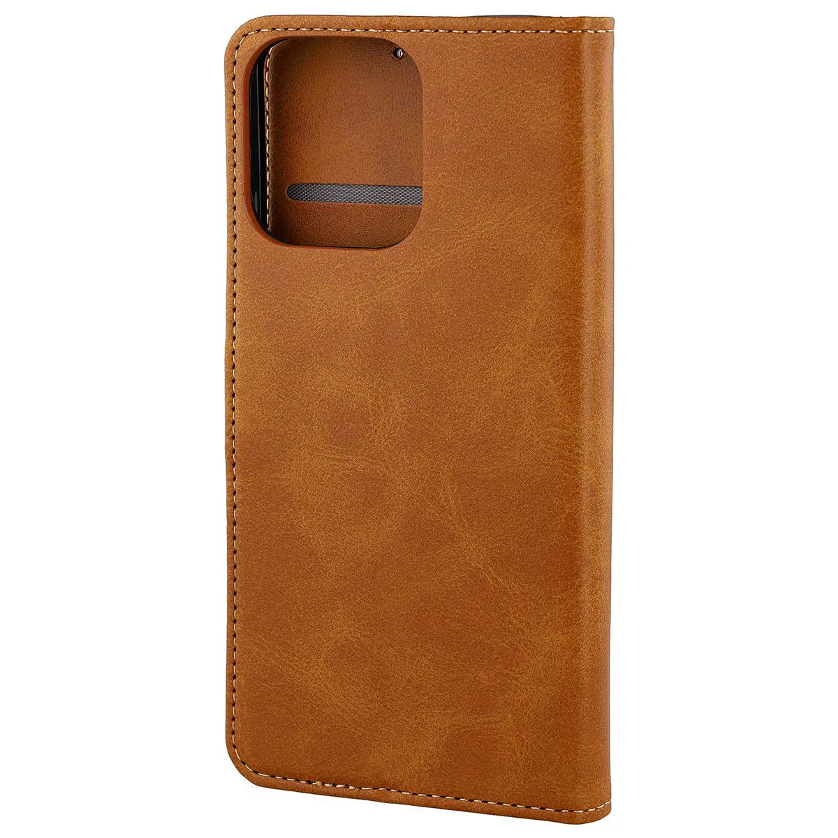Handyhülle mit Klappe für Oppo Reno 15 F / FS, Bizon Case Pocket, Braun