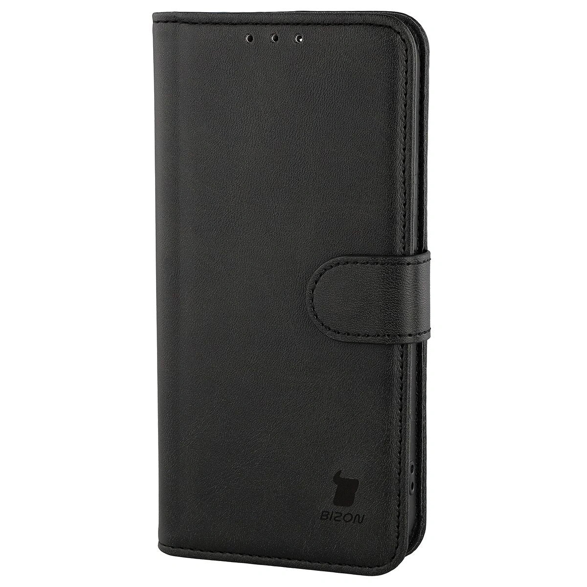 Handyhülle mit Klappe für Oppo Reno 15 Pro, Bizon Case Pocket, Schwarz