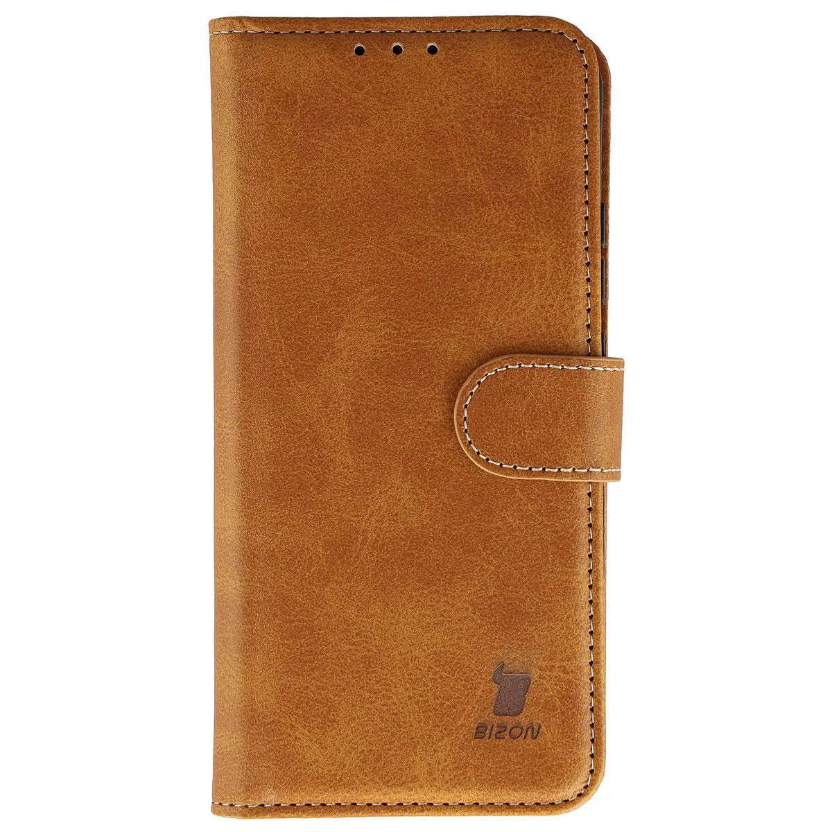Handyhülle mit Klappe für Oppo Reno 15 Pro, Bizon Case Pocket, Braun