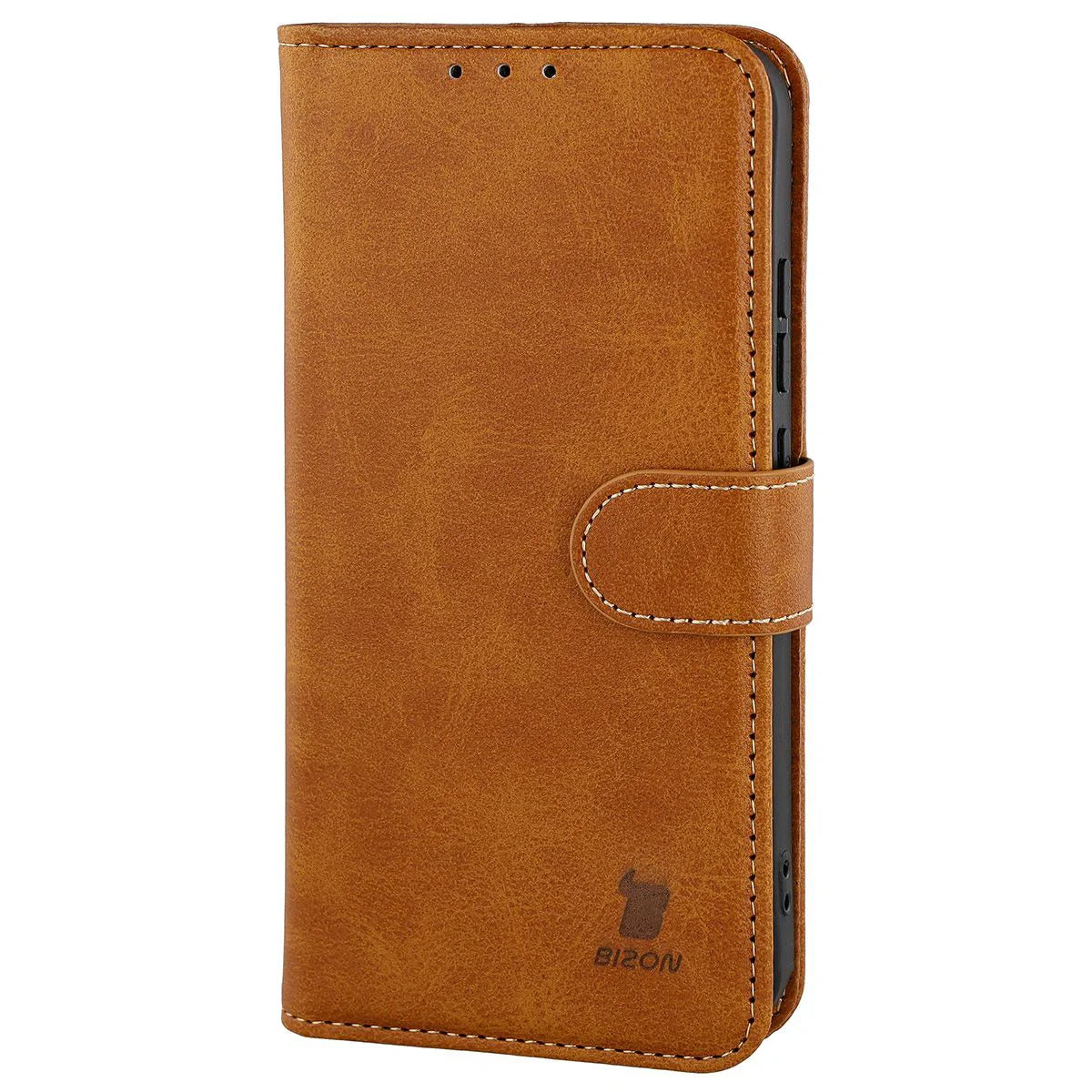Handyhülle mit Klappe für Oppo Reno 15 Pro, Bizon Case Pocket, Braun