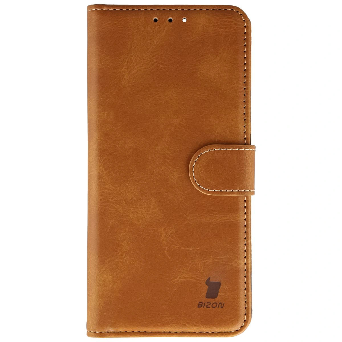 Handyhülle mit Klappe für Oppo Reno 15, Bizon Case Pocket, Braun