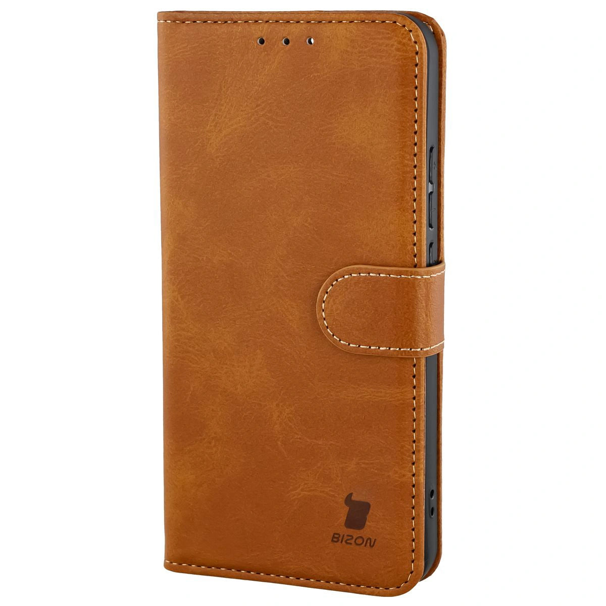 Handyhülle mit Klappe für Oppo Reno 15, Bizon Case Pocket, Braun