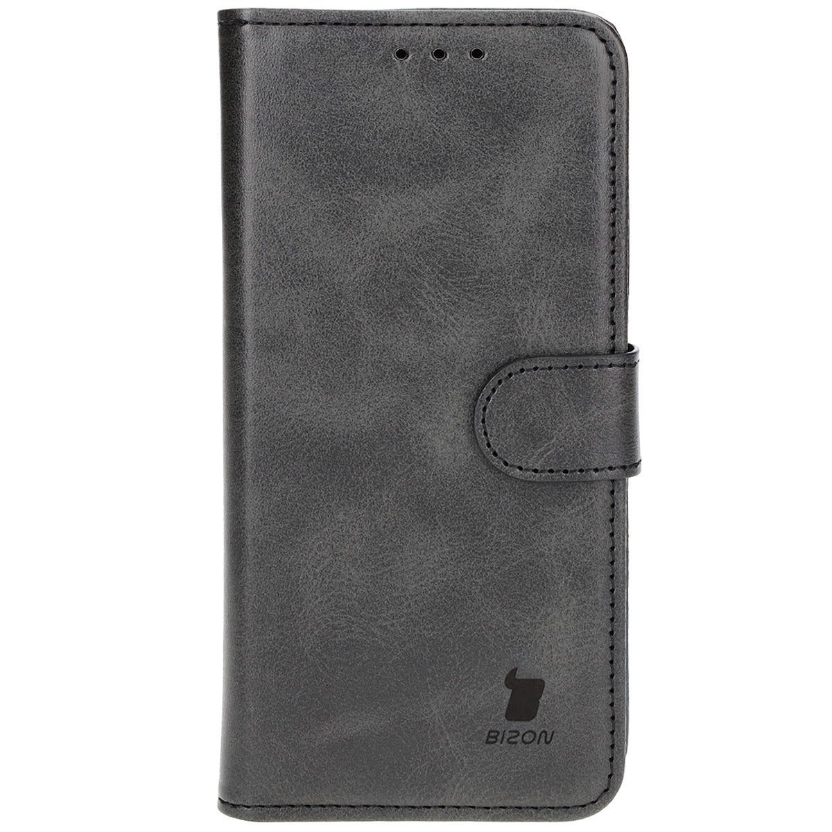 Handyhülle mit Klappe für Google Pixel 8a, Bizon Case Pocket, Schwarz