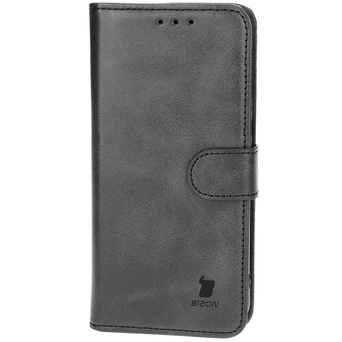 Handyhülle mit Klappe für Google Pixel 8a, Bizon Case Pocket, Schwarz