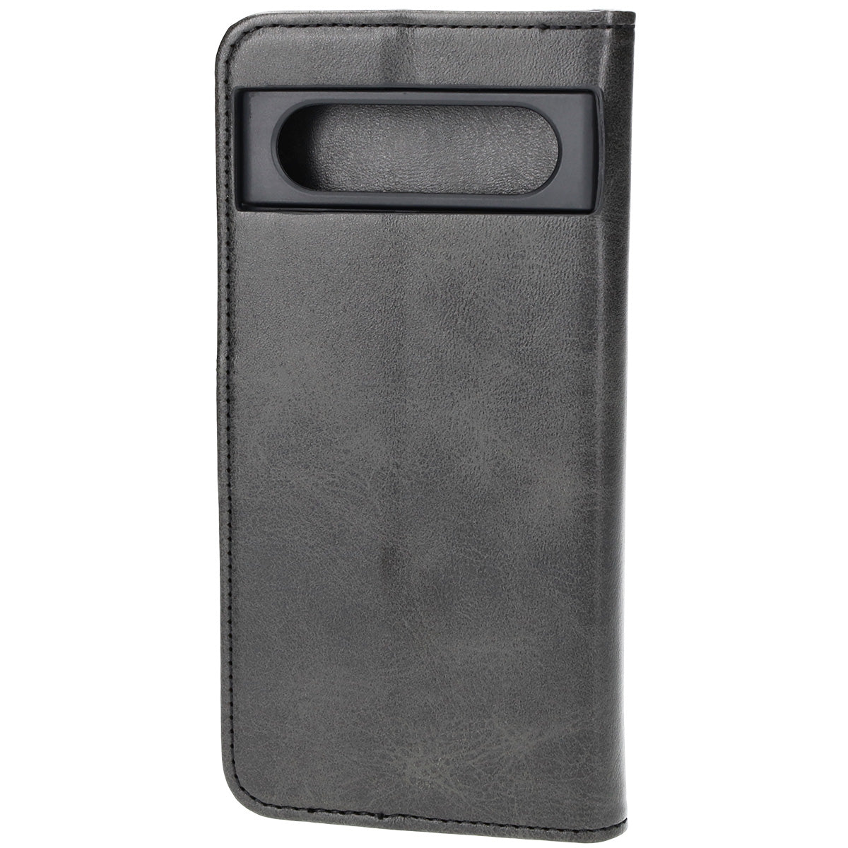 Handyhülle mit Klappe für Google Pixel 8a, Bizon Case Pocket, Schwarz
