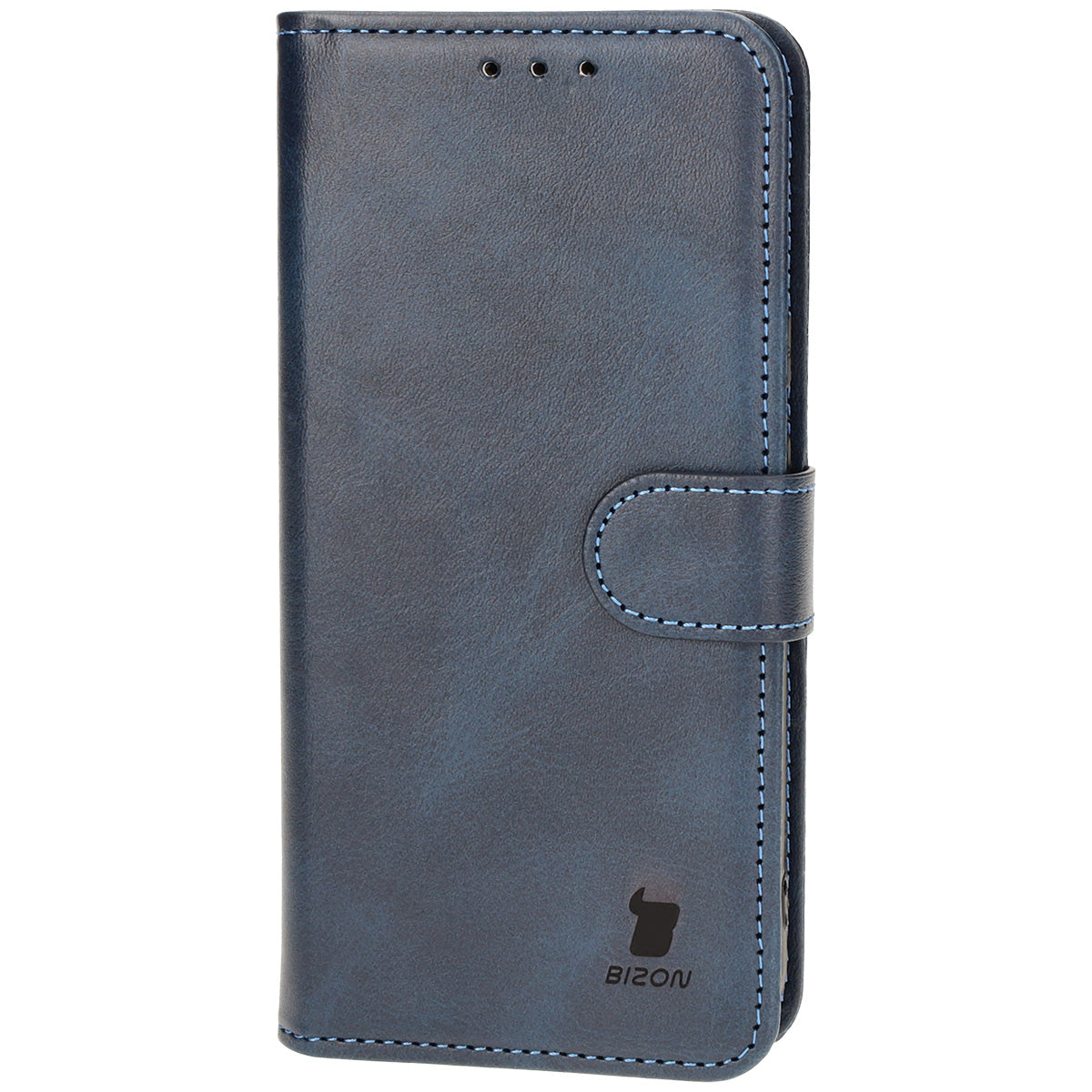 Handyhülle mit Klappe für Google Pixel 8a, Bizon Case Pocket, Dunkelblau