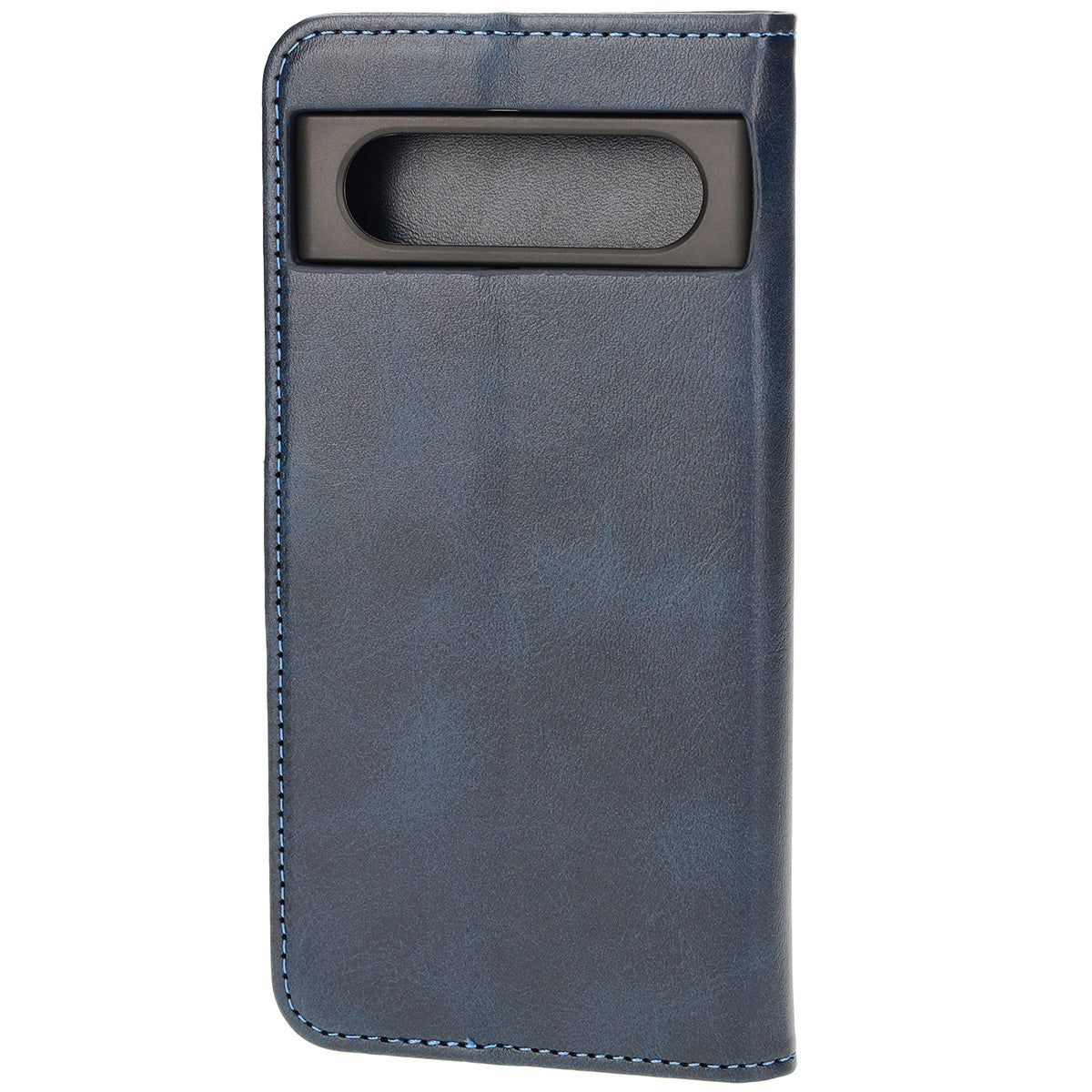 Handyhülle mit Klappe für Google Pixel 8a, Bizon Case Pocket, Dunkelblau