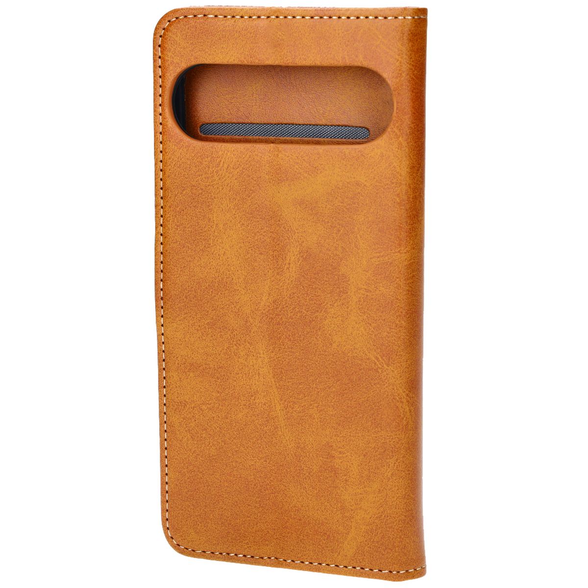 Handyhülle mit Klappe für Google Pixel 9 Pro XL, Bizon Case Pocket, Braun