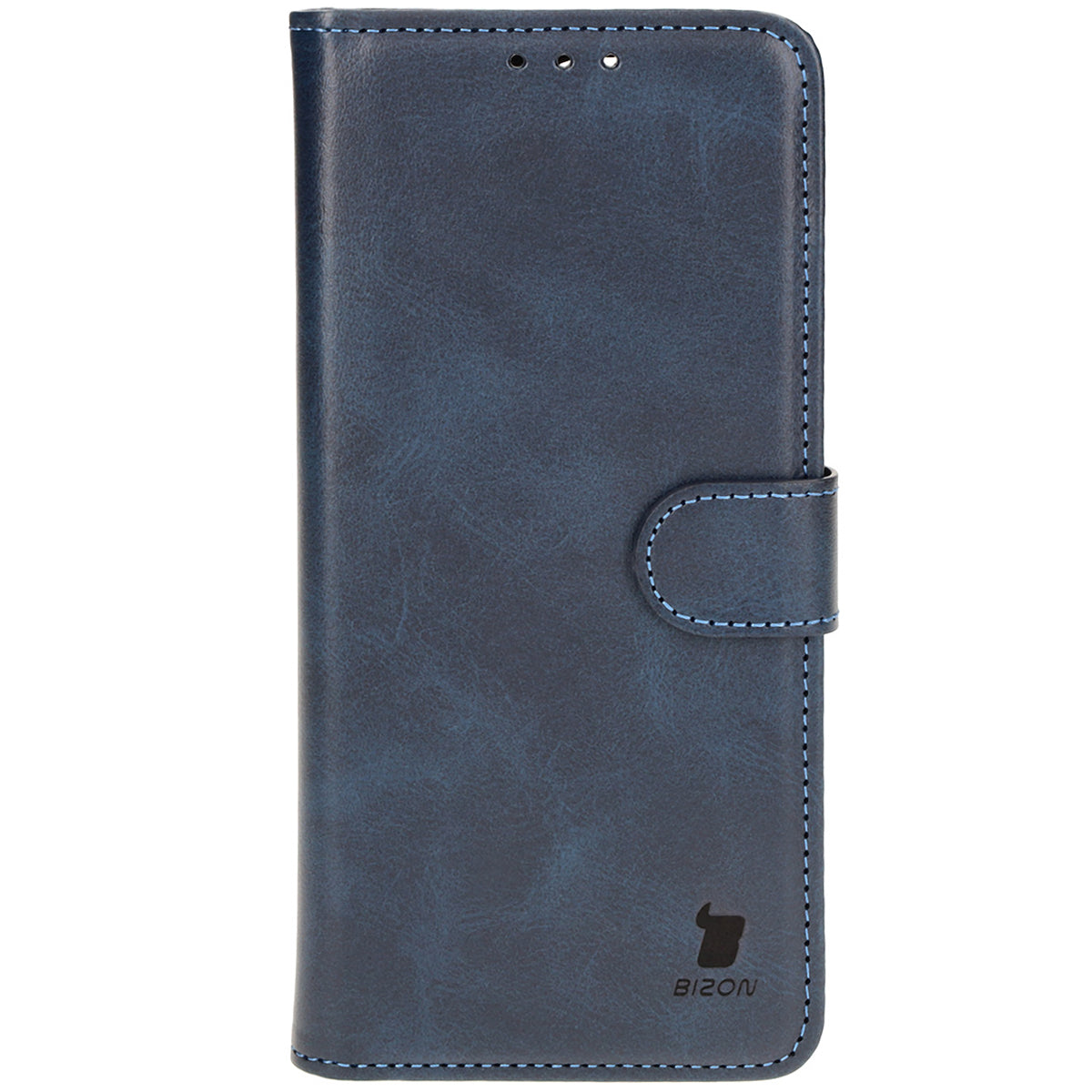 Handyhülle mit Klappe für Xiaomi Poco F6, Bizon Case Pocket, Dunkelblau