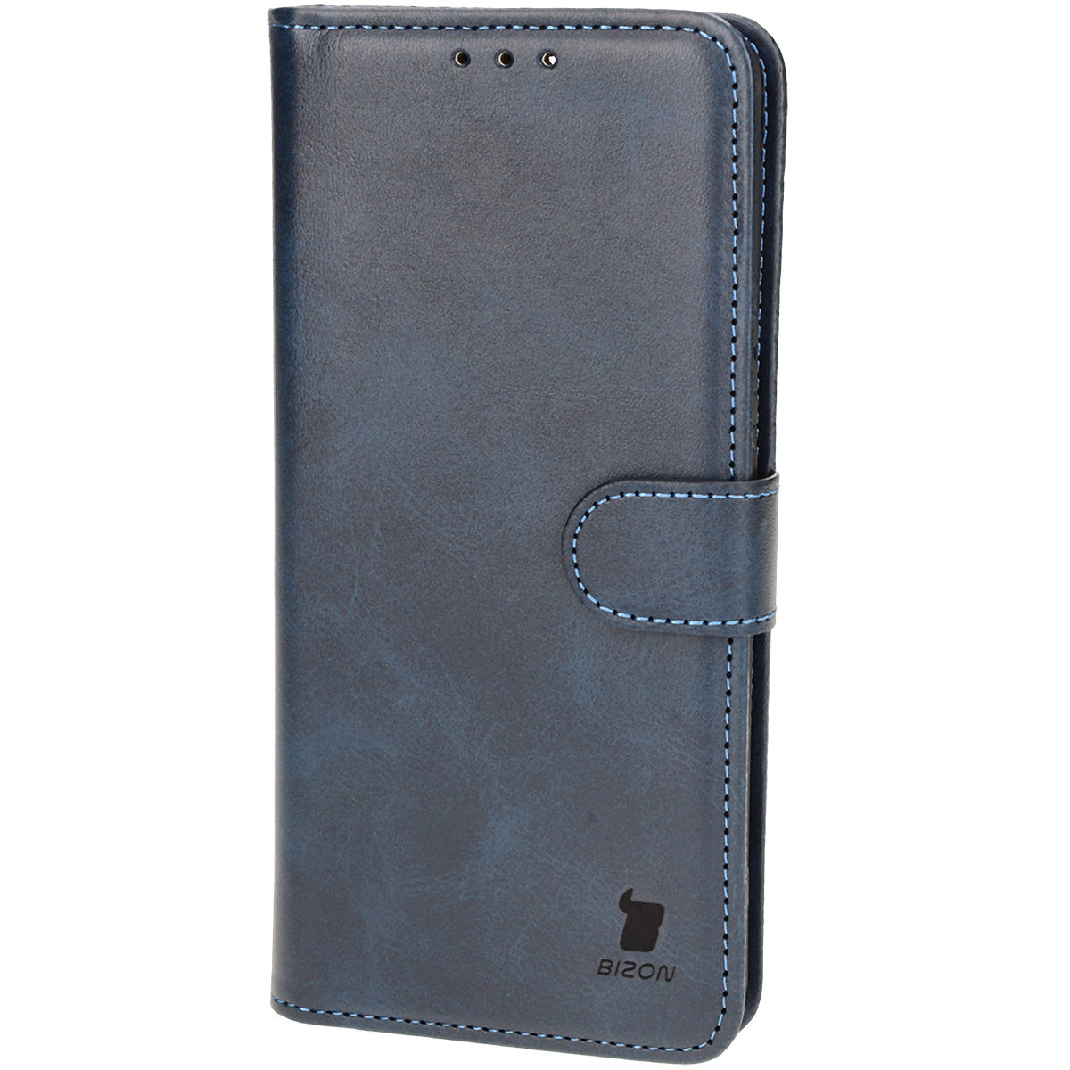 Handyhülle mit Klappe für Xiaomi Poco F6, Bizon Case Pocket, Dunkelblau