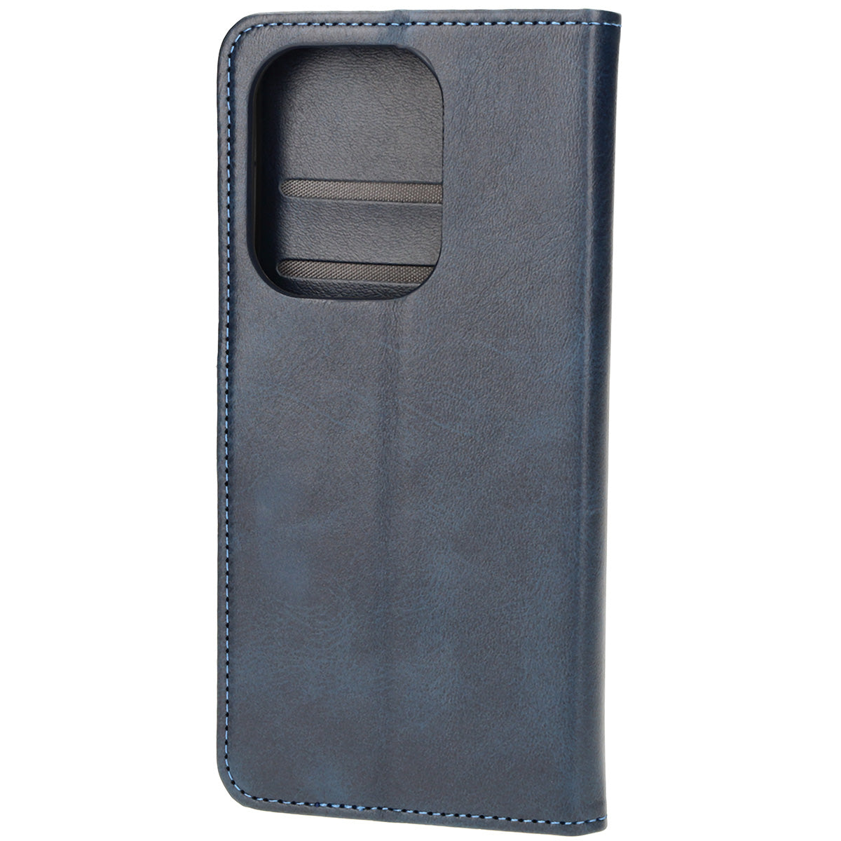 Handyhülle mit Klappe für Xiaomi Poco F6, Bizon Case Pocket, Dunkelblau